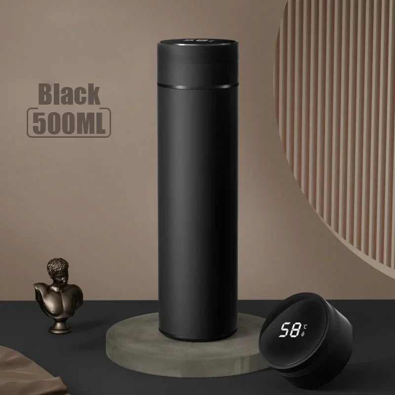 Gobelet thermos 500 ml avec affichage de la température en acier inoxydable